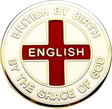 "ENGLISH BY THE GRACE OF GOD" ENGLAND BADGE