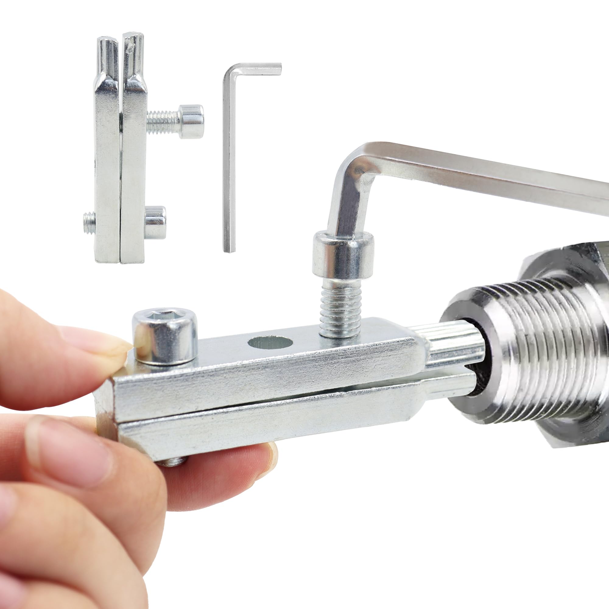 Broken Pipe Extractor Tool, Stripped Screw Extractor Set with Wrenches