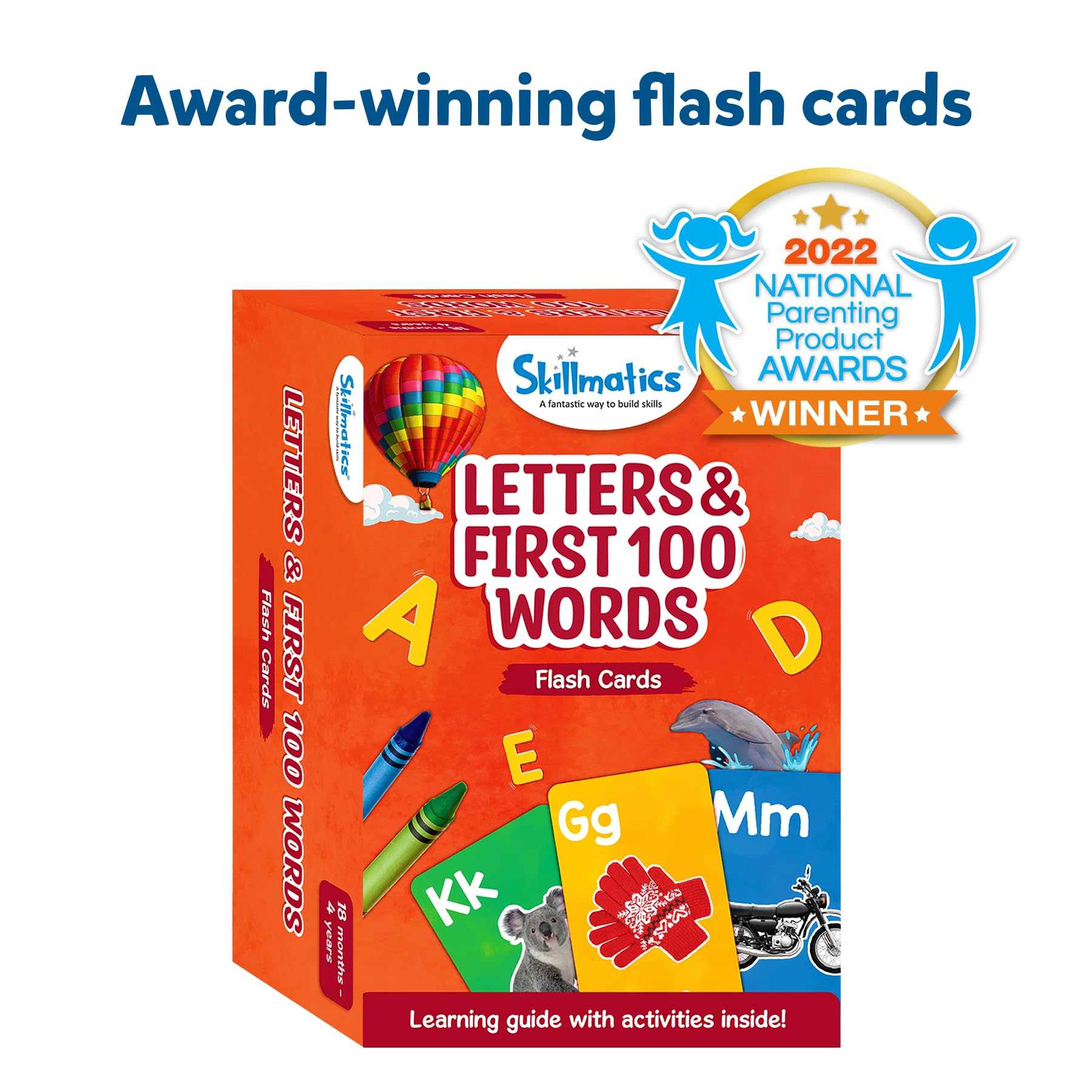 Snapklik.com : Skillmatics Thick Flash Cards For Toddlers - Letters ...