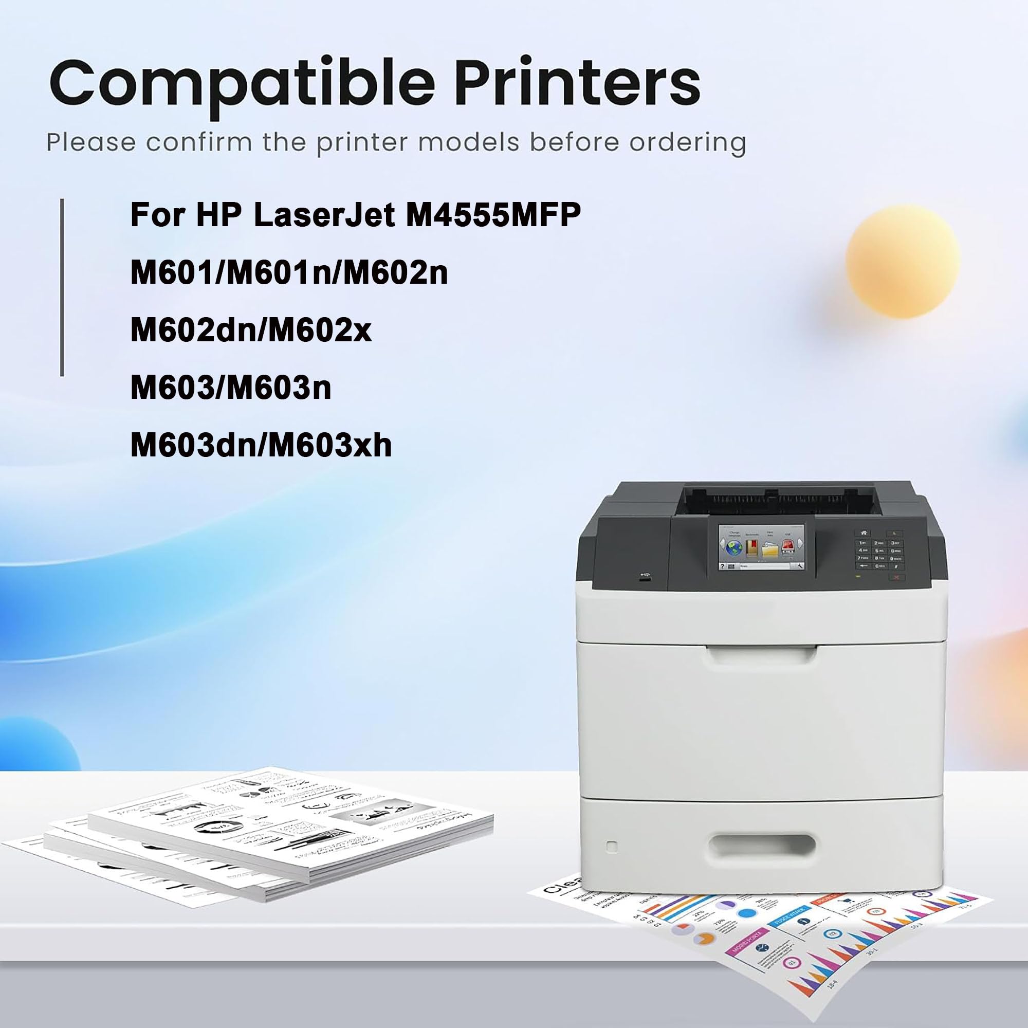 Cartuccia toner CE390A ad alta capacità Compatibile con stampanti per HP LaserJet M4555MFP M601 M601n M602n M602dn M602x M603 M603n M603dn M603xh