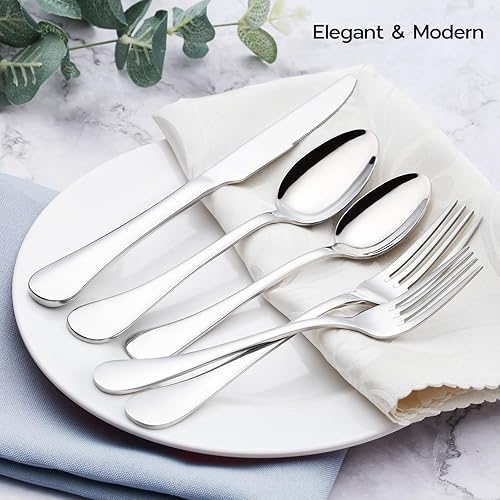 Miniatura 6 de Juego de cubiertos de acero inoxidable 1810 para 6