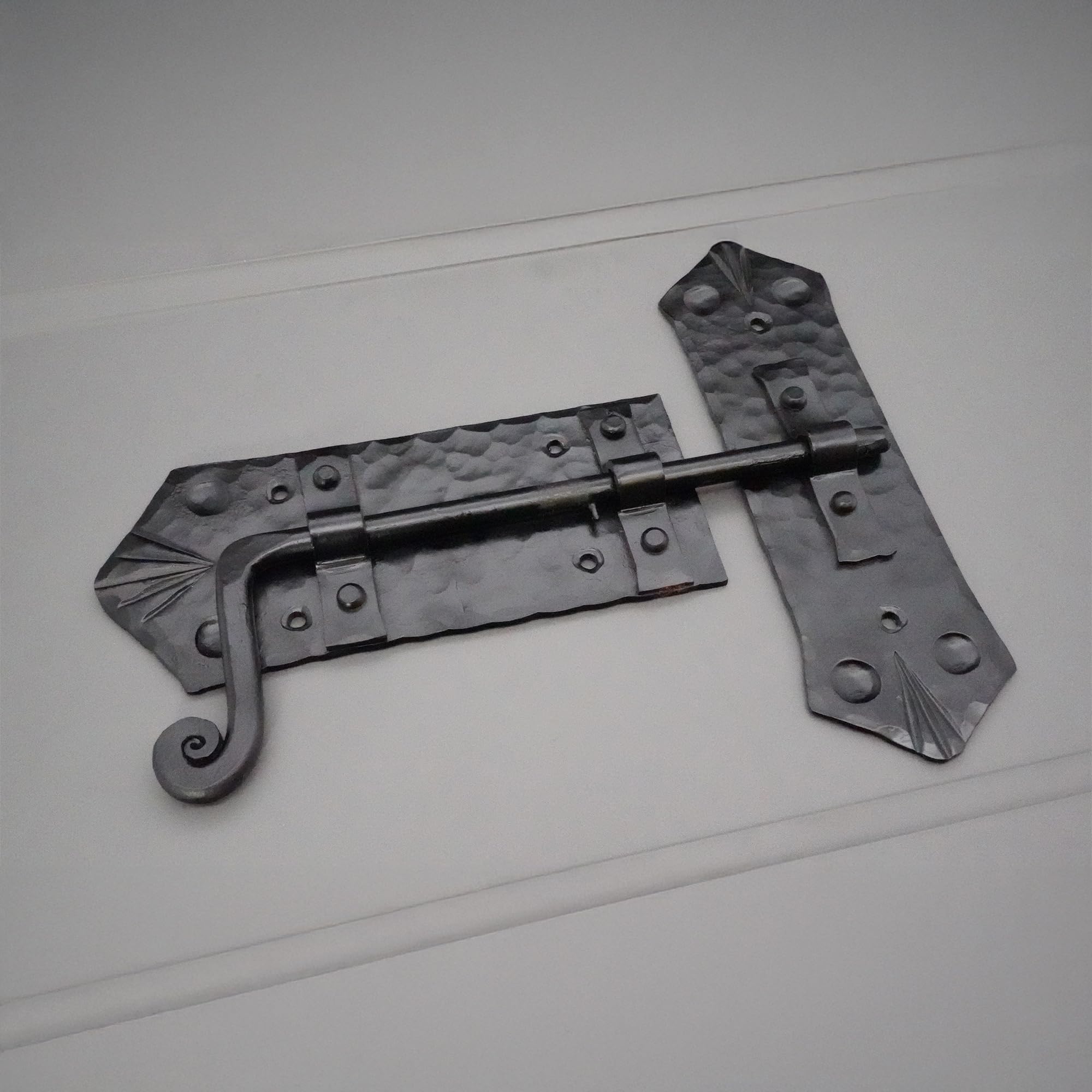 Cerradura de cierre de hierro forjado para baúl antiguo cofre manta caja de cocina armario puerta mano forja metal decoración del hogar accesorios