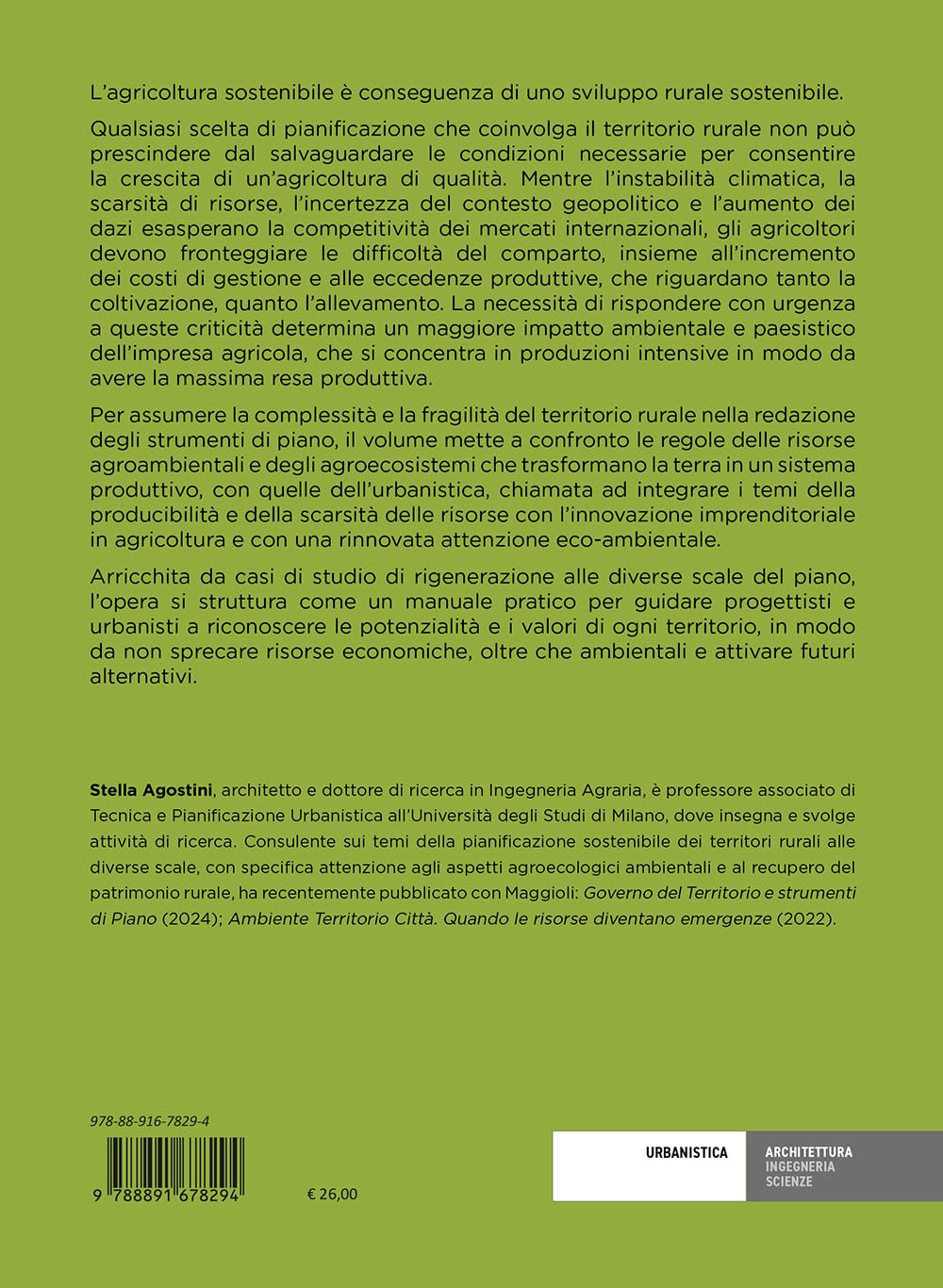 Prontuario di urbanistica rurale. Indirizzi di rigenerazione ambientale
