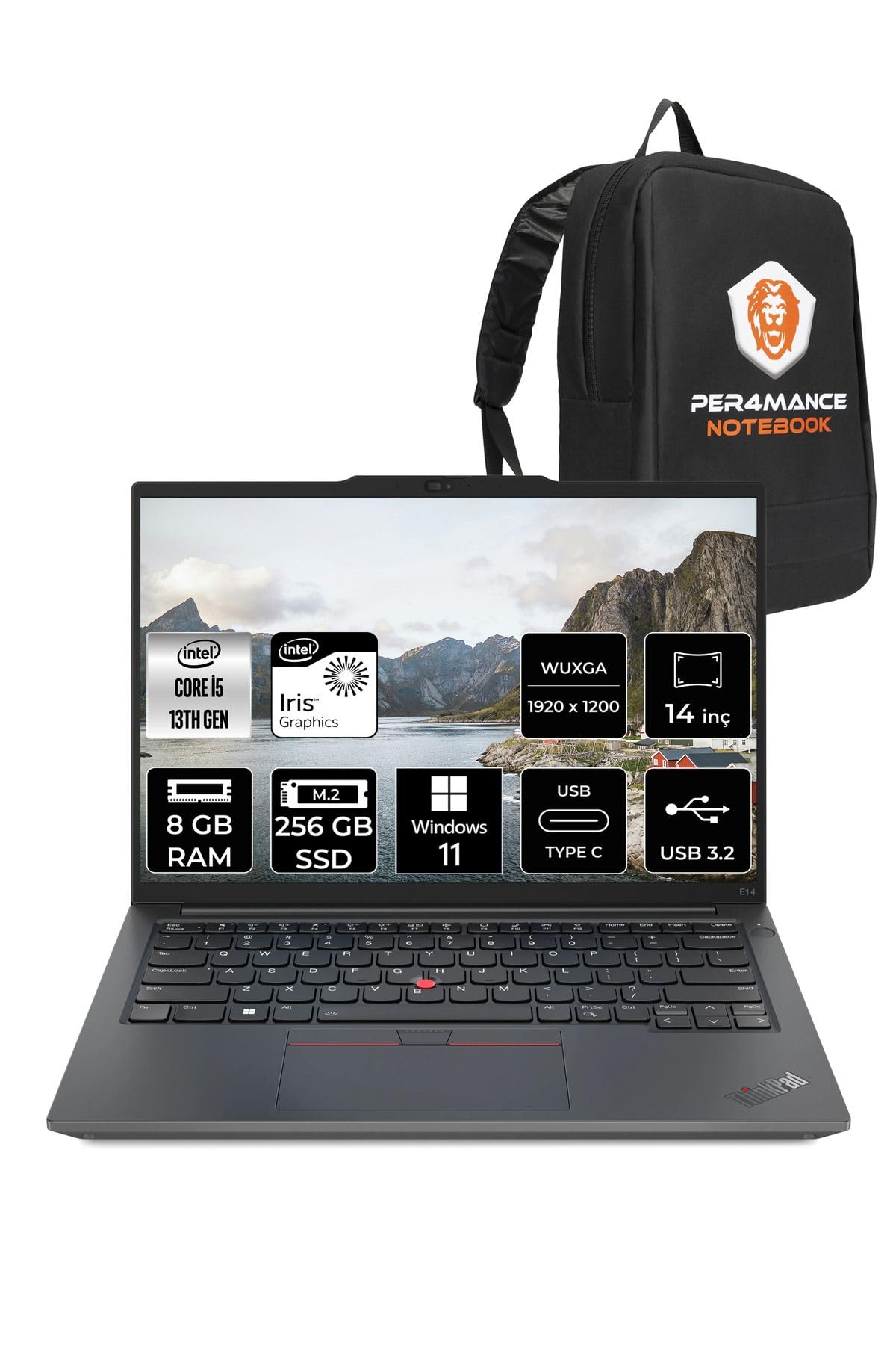 LENOVO ThinkPad E14 G5 i5 1335U 8GB 256GB SSD WUXGA 14''…