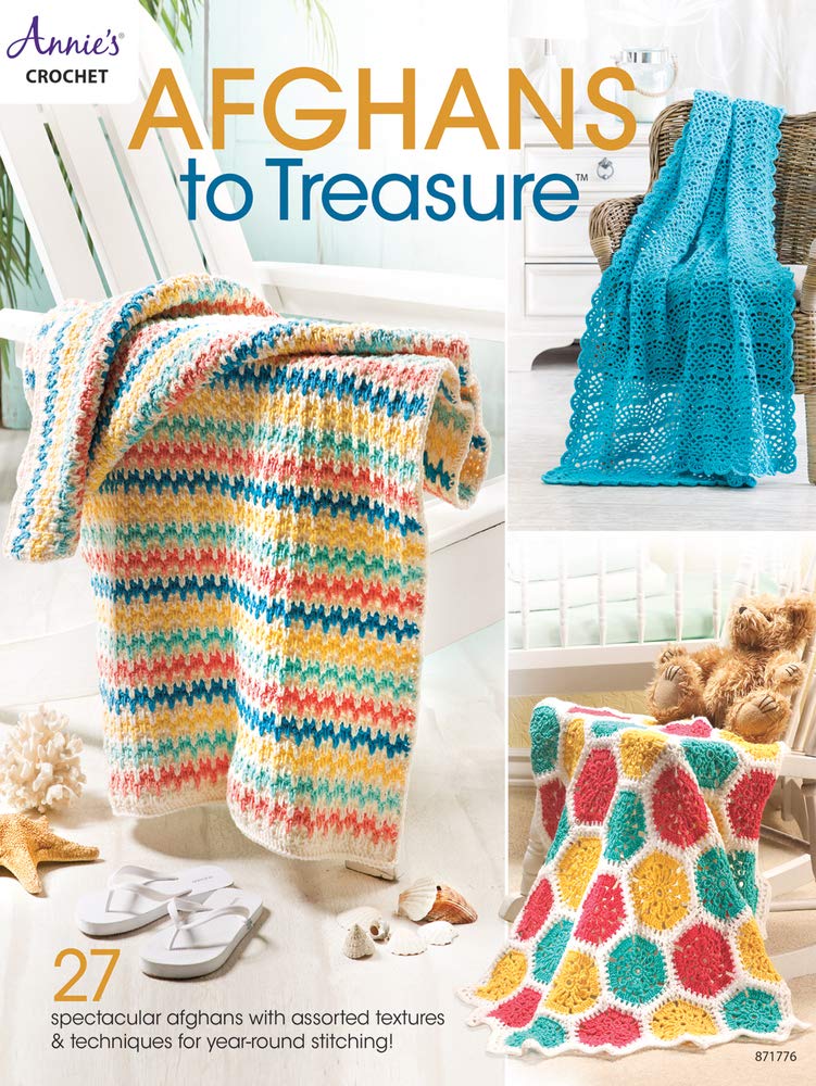 Afghans to Treasure: 27 Spectacular Afghans with  by Annie's Crochet PAPERBACK