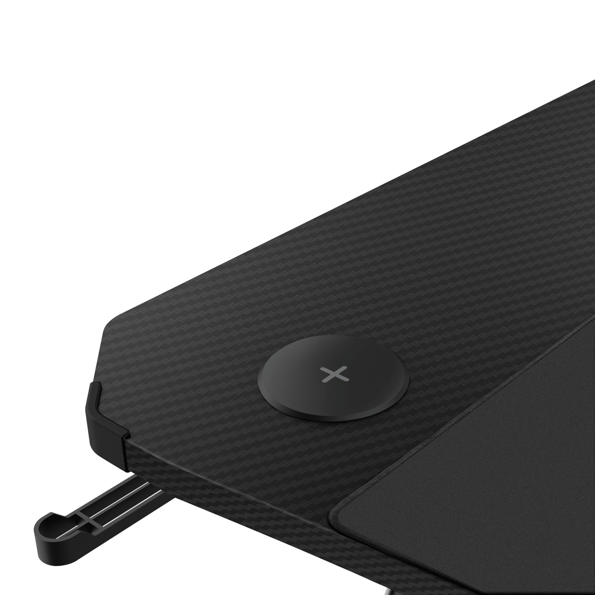 GXTrust Luminus Pro Bureau Gaming 120x60 cm avec LED RGB, Noir