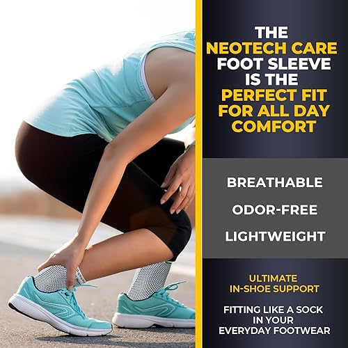 Miniatura 6 de NeoTech Care Tobillera - Transpirable - Hombres, Mujeres, Derecho o Izquierdo - Gris (Talla L, 1 Par)