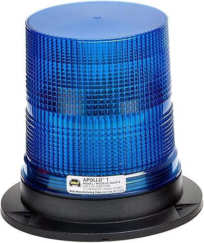 Miniatura 2 de Wolo (3060P-A) Apollo 1 GEN 3 Luz de advertencia de emergencia - Lente ámbar, montaje permanente