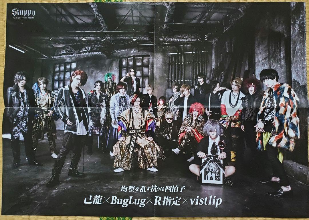 Amazon.co.jp: 己龍✕BugLug✕R指定✕vistlip ポスター : ホーム＆キッチン