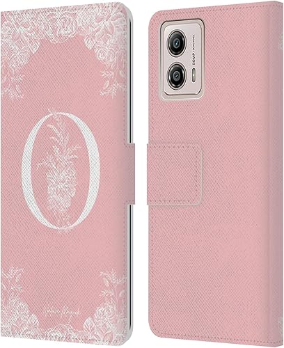 Miniatura 8 de Head Case Designs Officially Licensed Nature Magick Letter P Rose Gold Monogram 2 Leather Book Wallet Case Cover Compatible with Motorola Moto G53 5G