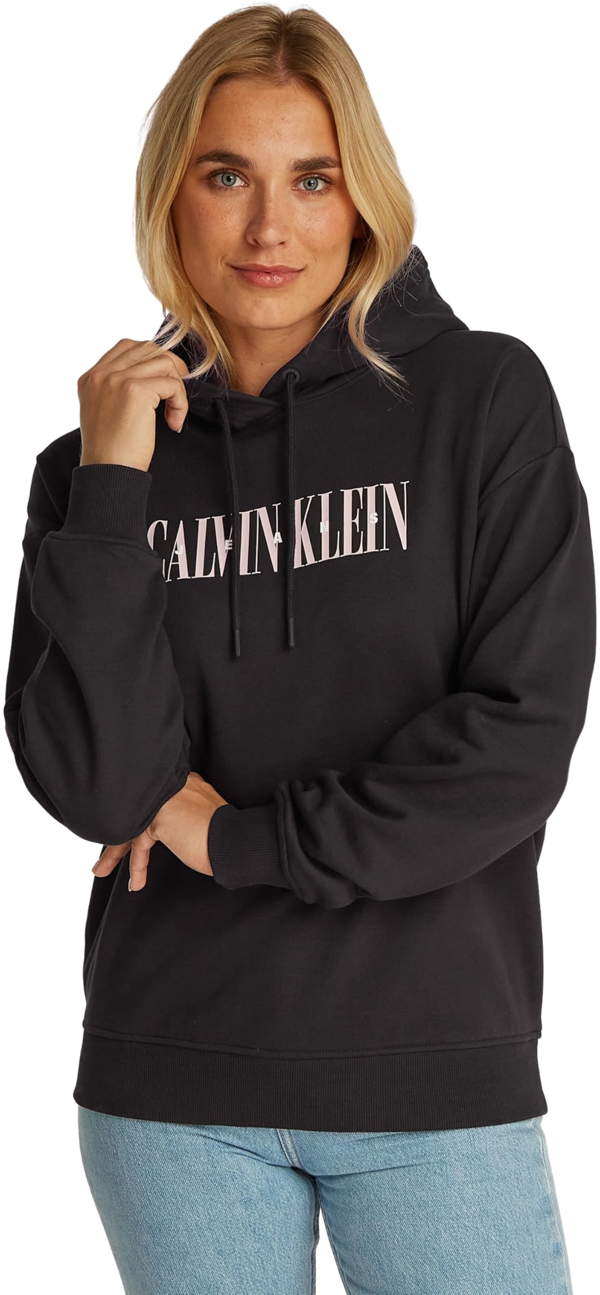 Calvin Klein VARSITY CALVIN KLEIN HOODIE Sweatshirt Kadın