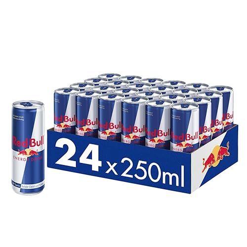 Red Bull Energy Drink - 24er Palette Dosen Getränke, EINWEG (24 x 250 ml) - Mit Pfand - Deutschland - 24x250 ml