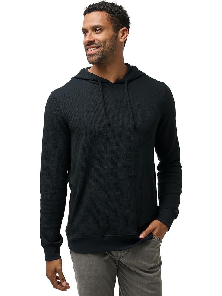 Black TravisMathew Cloud Waffle Hoodie