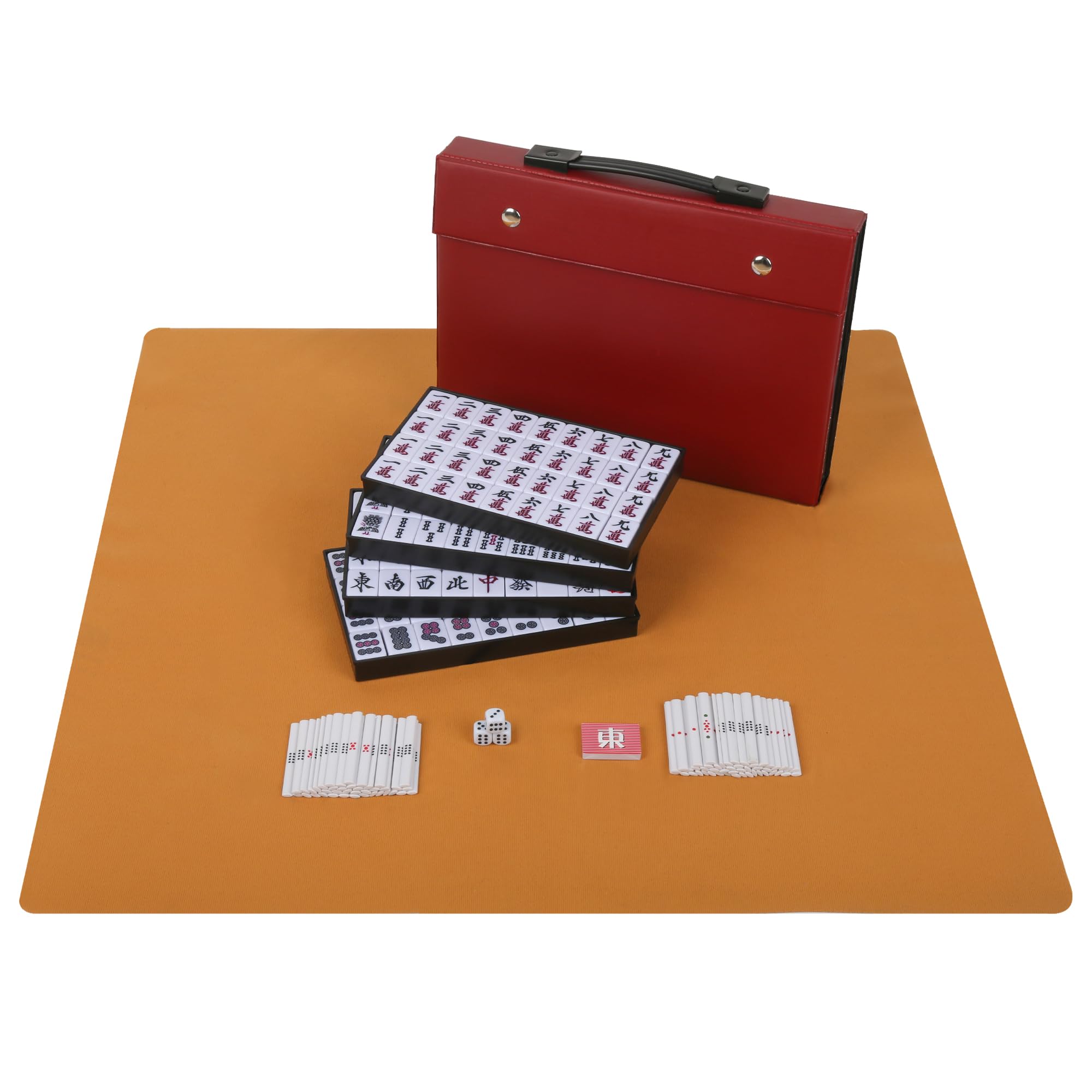 riichi♡です。 Amazon.com: QYMZKA Japanese Riichi Mahjong Set, White and Yellow