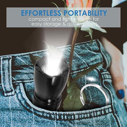 Miniatura 7 de Linternas LED, mini linterna táctica de camping con alto lúmenes, luz de bolígrafo de mano, potente luz de flash versátil brillante para exteriores,