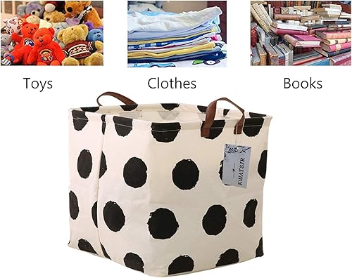 Miniatura 3 de Cesta de almacenamiento de lona, plegable, organizador con contenedores