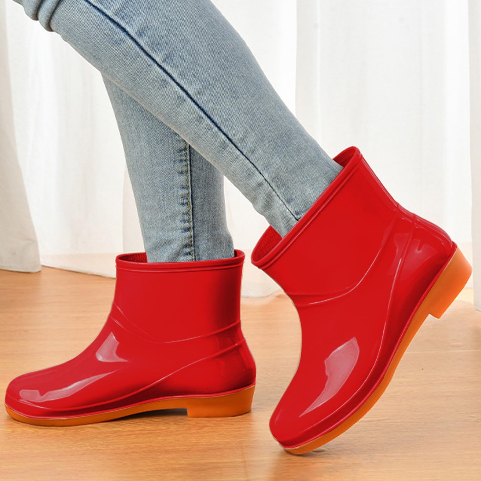 Zapatos de Lluvia para Mujer Botas Ligeras cómodas Ideales Exteriores heladas Resistentes Impermeables