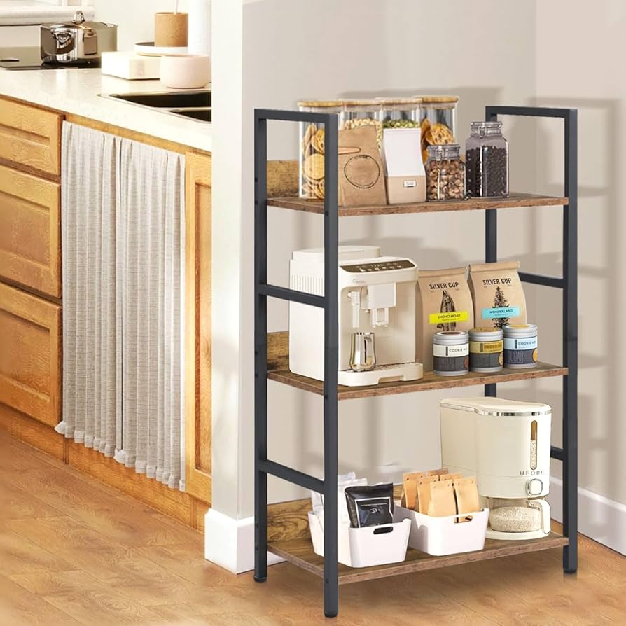 Amazon｜[DSDCDJ] キッチン 棚 3段 幅60×奥行30×高さ100cm