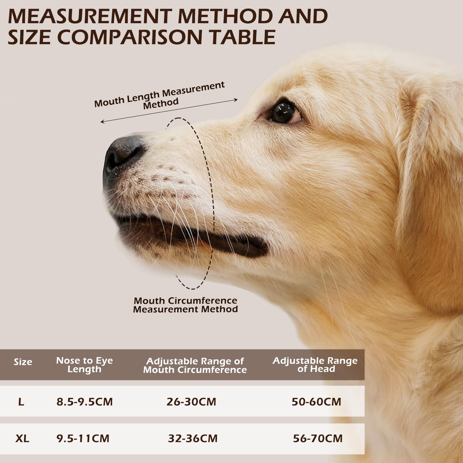 Dog Muzzle Soft Breathable Mesh, Adjustable Reflective Anti-Bark, Anti-Bite & Chew Proof for Small/Medium/Large Dogs - Image 4