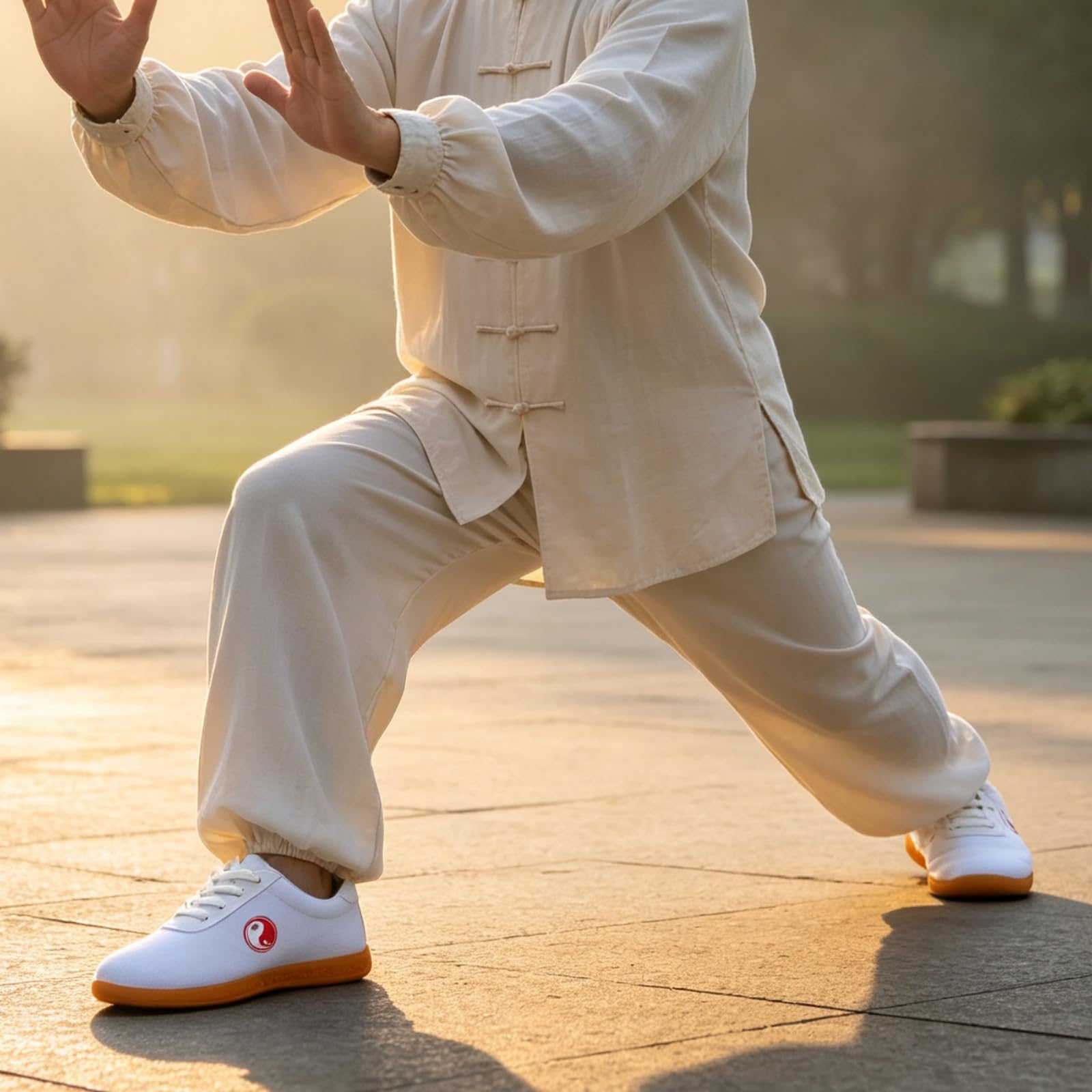 Buty Tai Chi lekkie płócienne buty sztuk walki dla mężczyzn kobiet
