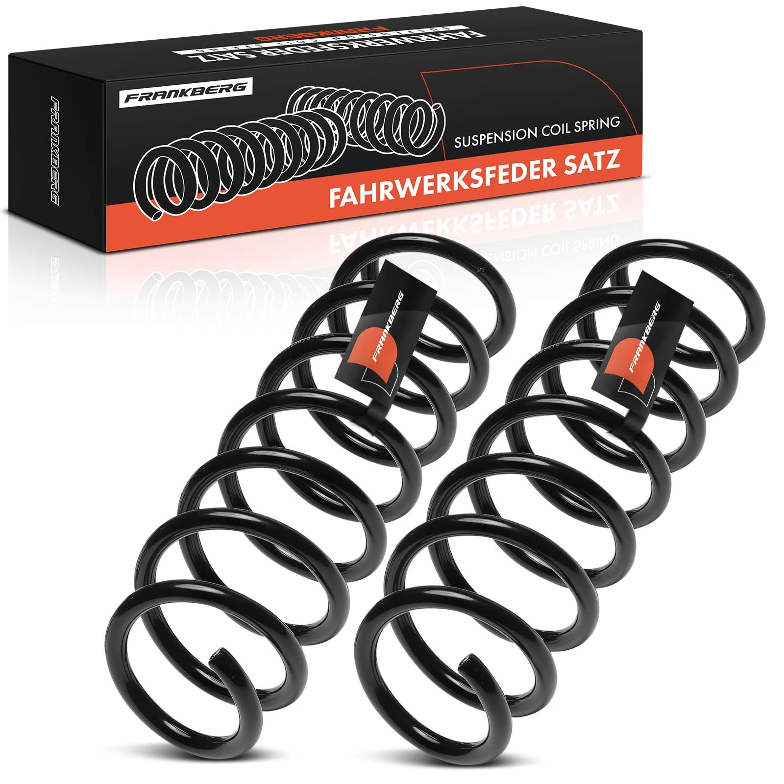 Frankberg 2 ressorts de suspension, essieu arrière 33536794654 | Compatible avec: Série 5 F10