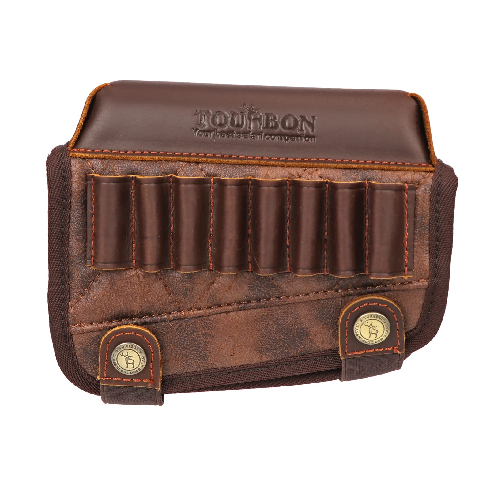 TOURBON Supporto per cartuccia per fucile Buttstock Pouch Pouch Mano destra