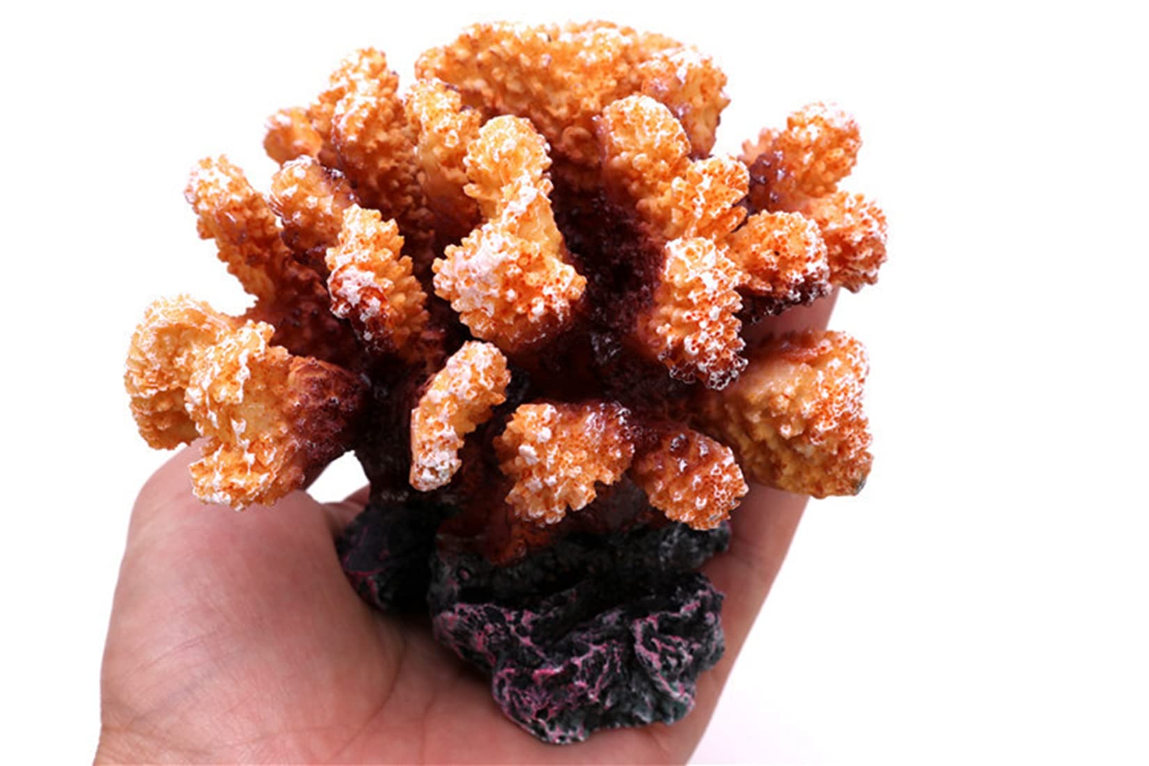 Decorazione Acquario Corallo In Resina - Simulazione Corallo Per Pesci, Dimensioni 8.5x6x18cm - Foto 7