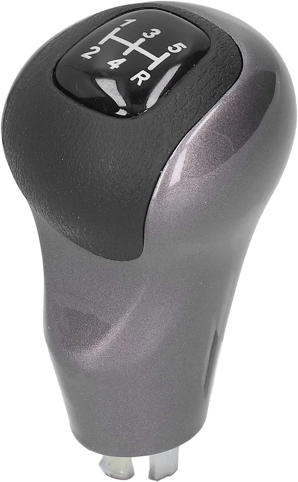 Aramox Gear Shift Knob Lever OEM 54102 SNA A01 Plastic Metal Artificial Leather, 5 Speed Design for 2006 to 2011 DX EX LX Textured Grip and Direct Fit Installation Black