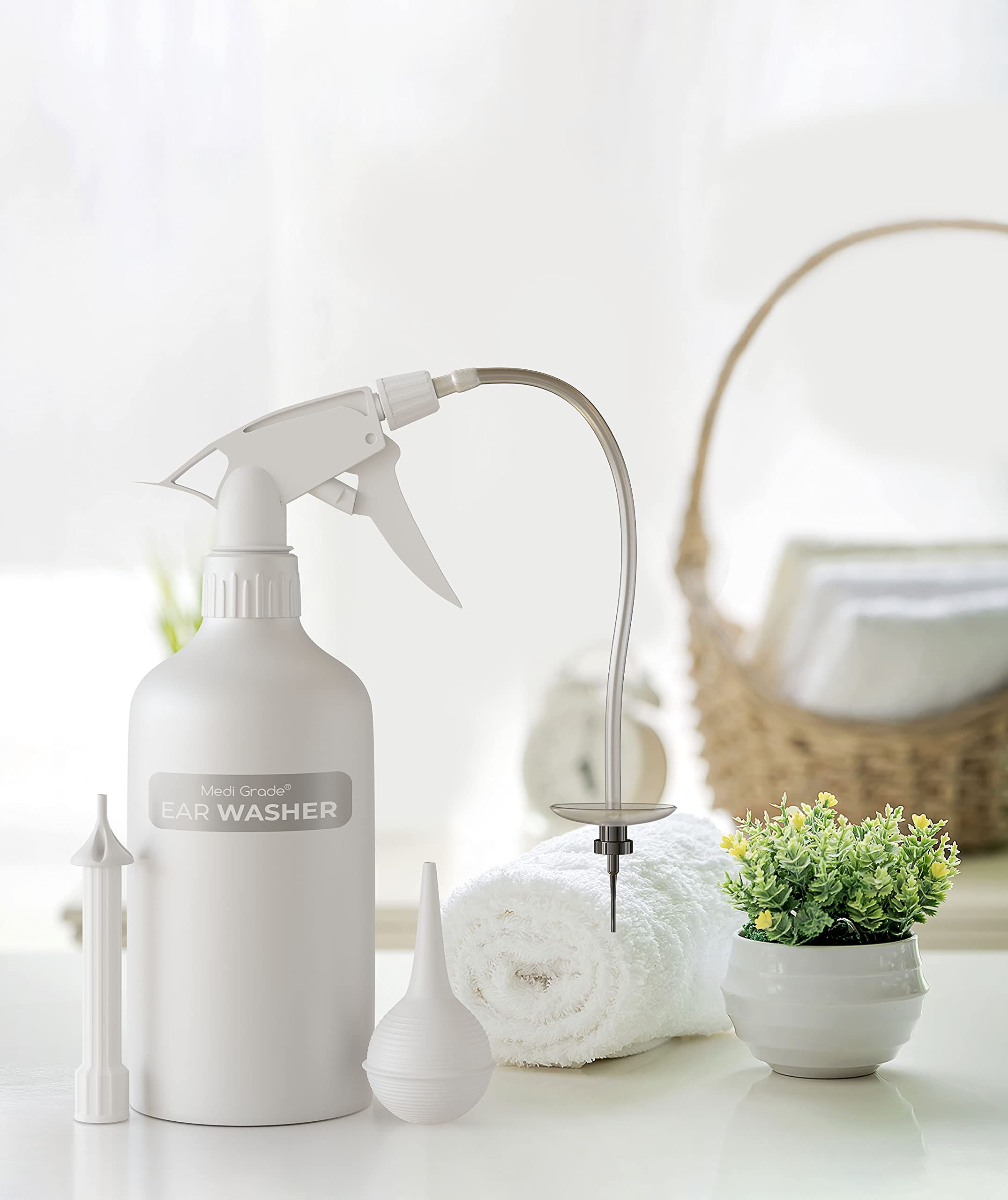 Medi Grade Ear Wax Removal Kit, 500ml Bottle Ear Cleaner Ear Wax