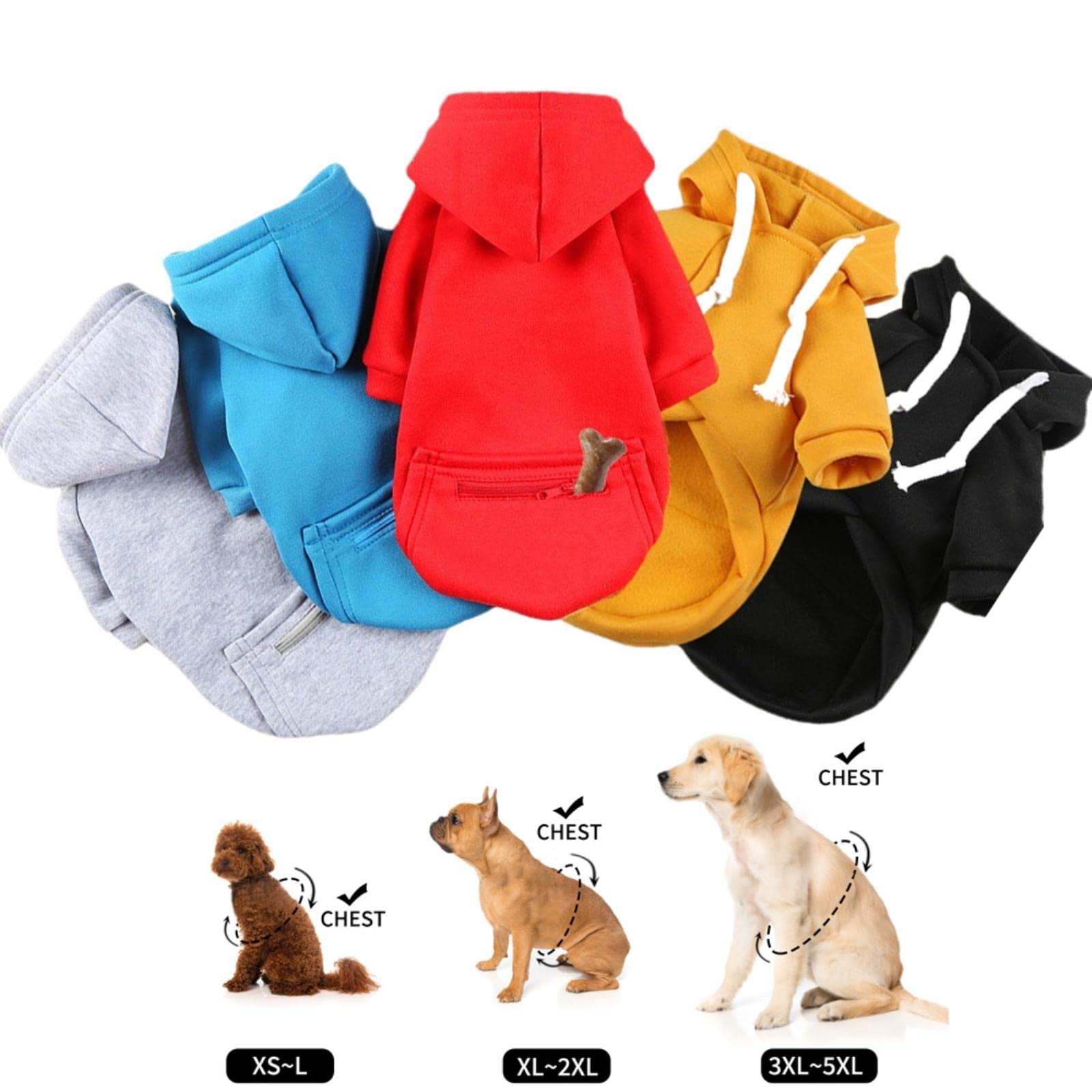ZUNEA Kleine hond trui jas winter warme gebreide trui puppy kleding zacht katoen gestreepte huisdier trui gebreide chihuahua hondje jas kleding voor honden meisje jongen zwart XXL ZUNEA Kleine hond trui jas winter warme gebreide trui puppy kleding zacht katoen gestreepte huisdier trui gebreide chihuahua hondje jas kleding voor honden meisje jongen zwart XXL