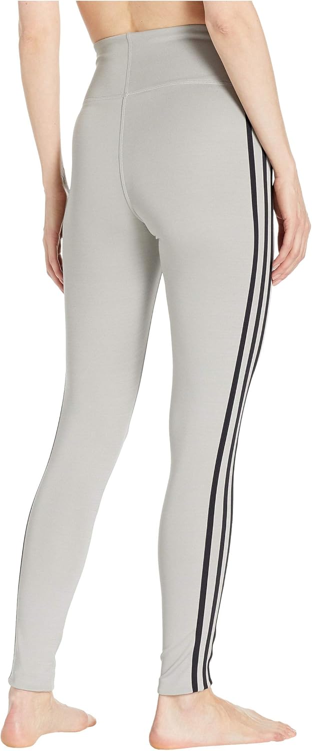 adidas Women's Designed 2 Move 3-Stripes High-Rise Long Tights