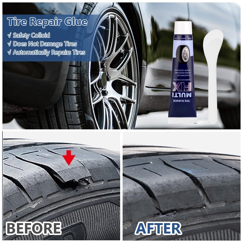 Outil De Colle Pour Réparation De Pneus – Mighty Tire Sealant : Durcissement Rapide, Étanche, Réparation Daccessoires Automobiles. Du 7,57 € | DHgate