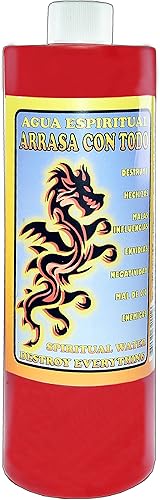 1 Botella Destroy Everything Spiritual Water ARRASA CON TODO AGUA ESPIRITUAL 16OZ - Magia Religiosa Pagan