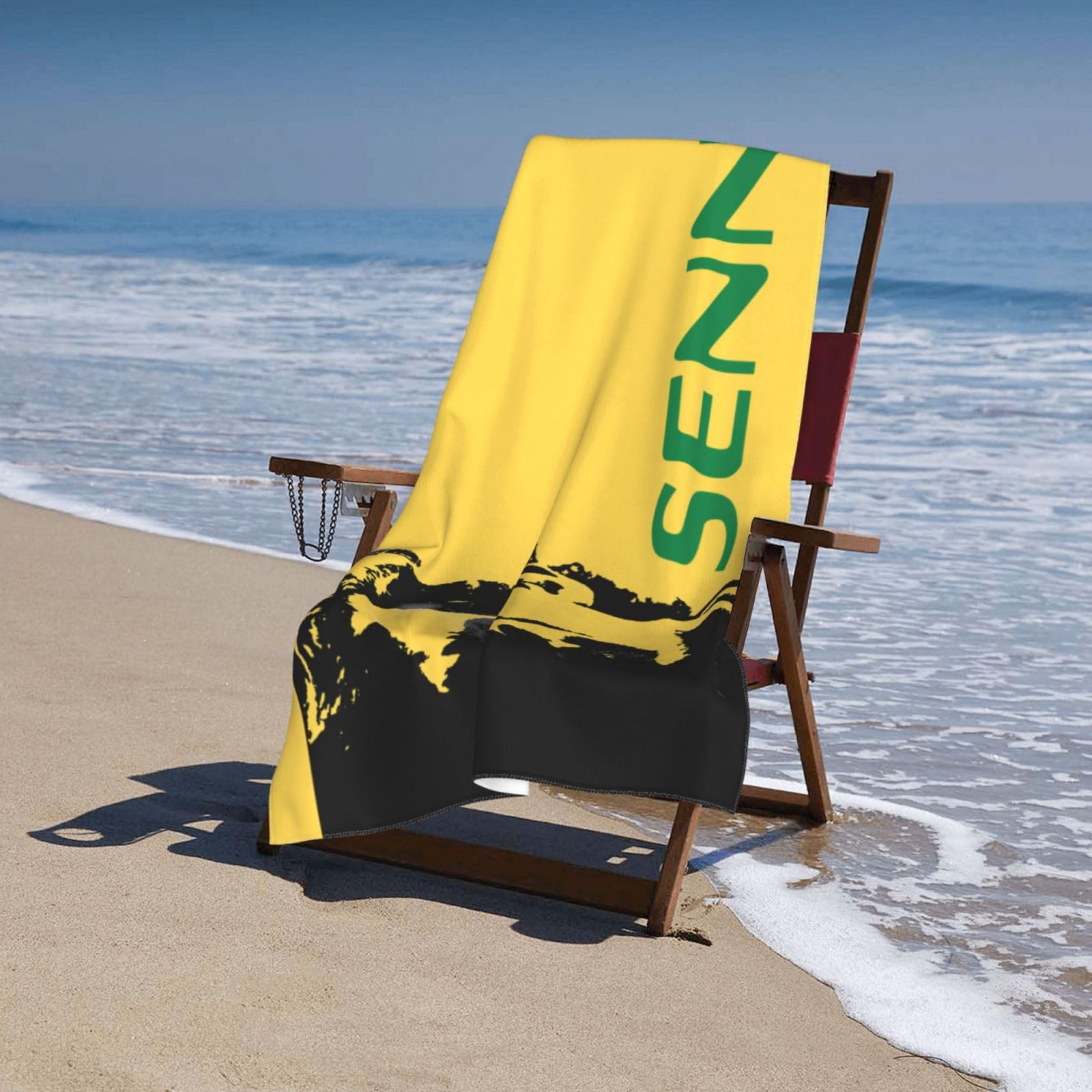 Amazon｜アイルトン セナ バスタオル アニメタオル フェイスタオル