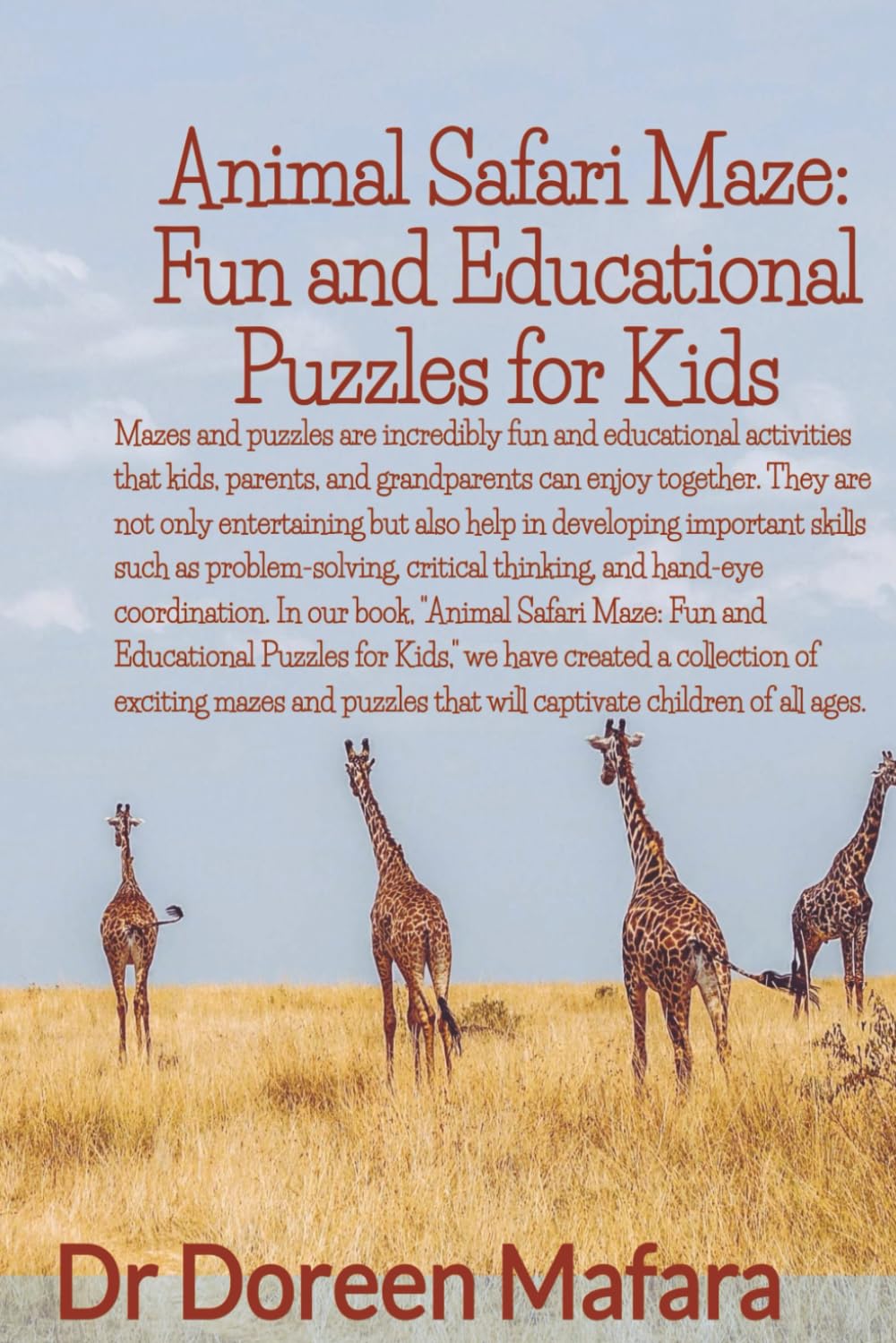 Animal Safari Maze: Fun And Educational Puzzle For Kids.: Mazes And Puzzles.
