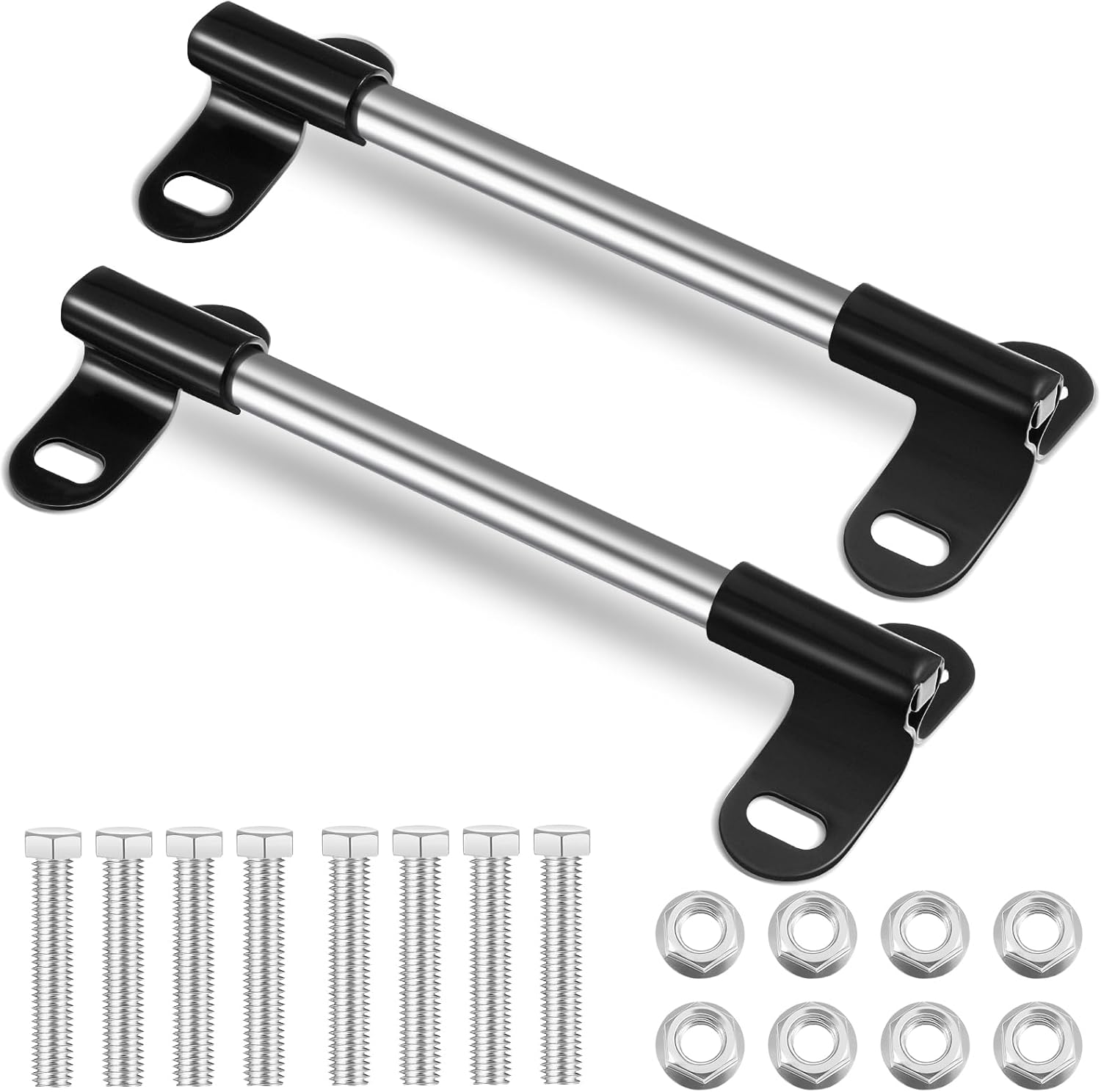 Blulu 2 Set Wheelbarrow Axle Bracket Set Compatible with 5/