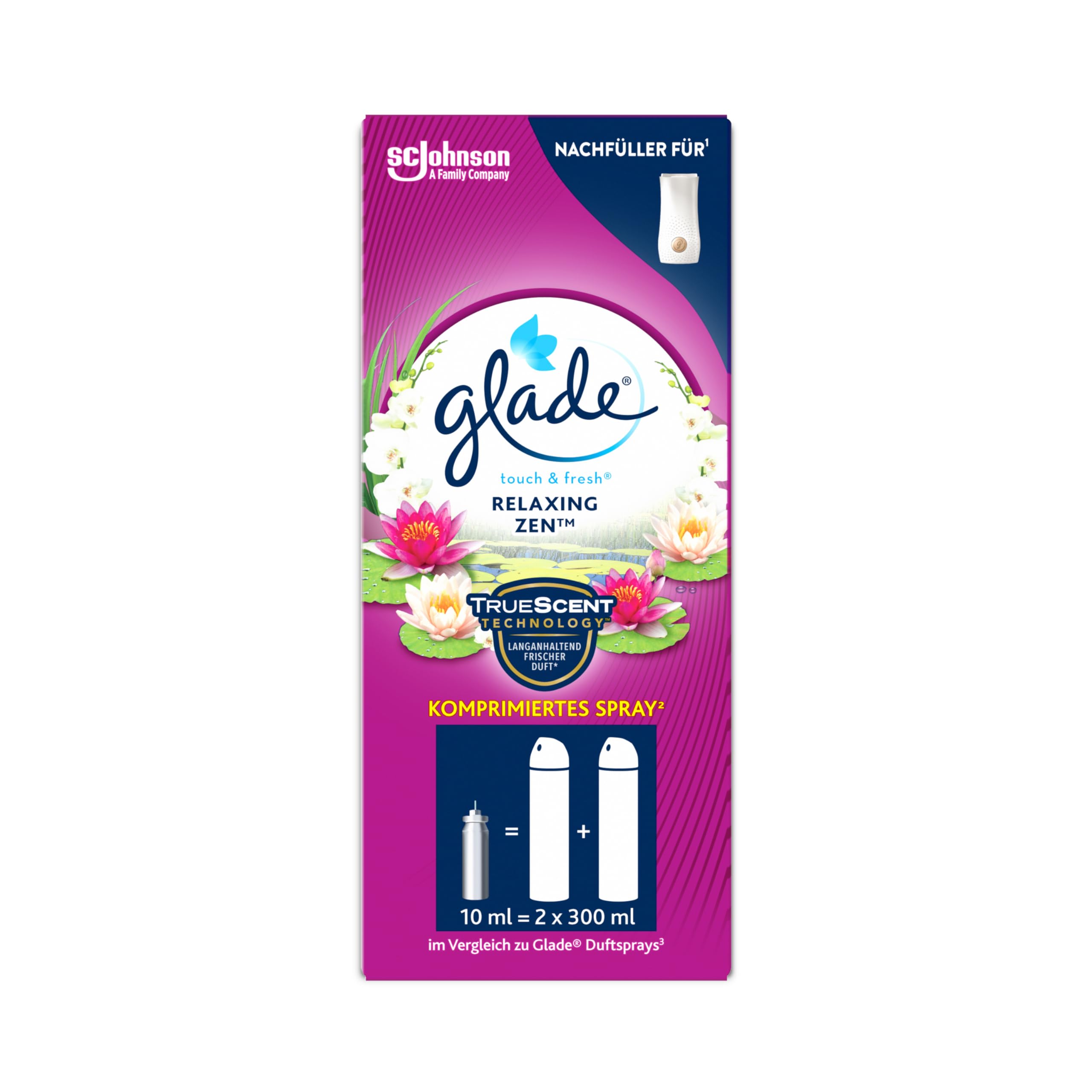 Glade Touch & Fresh Lufterfrischer Minispray-Nachfüller