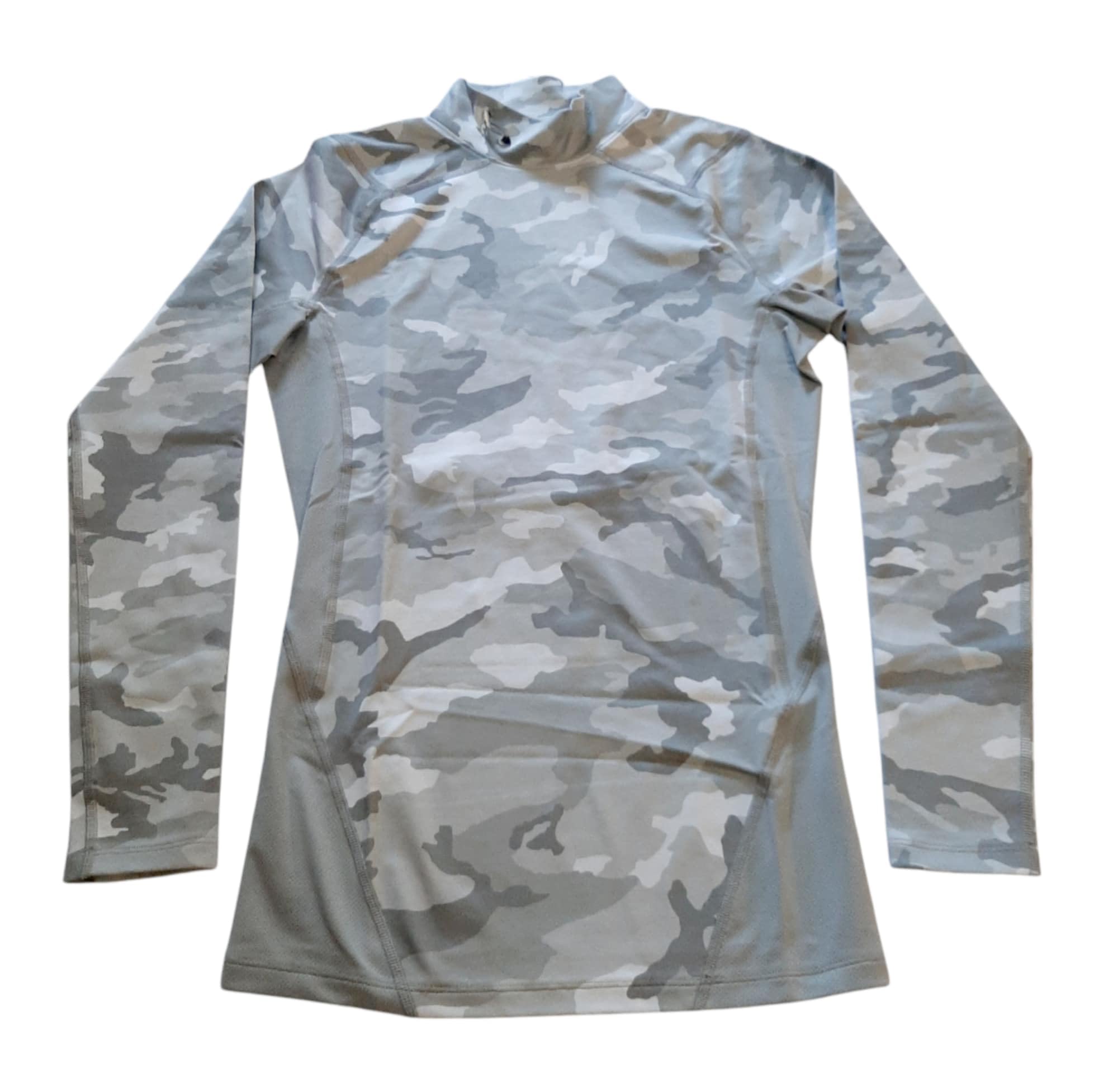 Under Armour Men's DSG CGI Camo Compression ColdGear Long Sleeve T-Shirt (US, Alpha, Medium, Regular, Regular, Camo Gray/White)