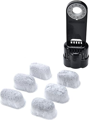 K&J Kit de inicio Keurig de repuesto para cafeteras 1.0, incluye soporte para filtro y paquete de 6 filtros de agua compatibles