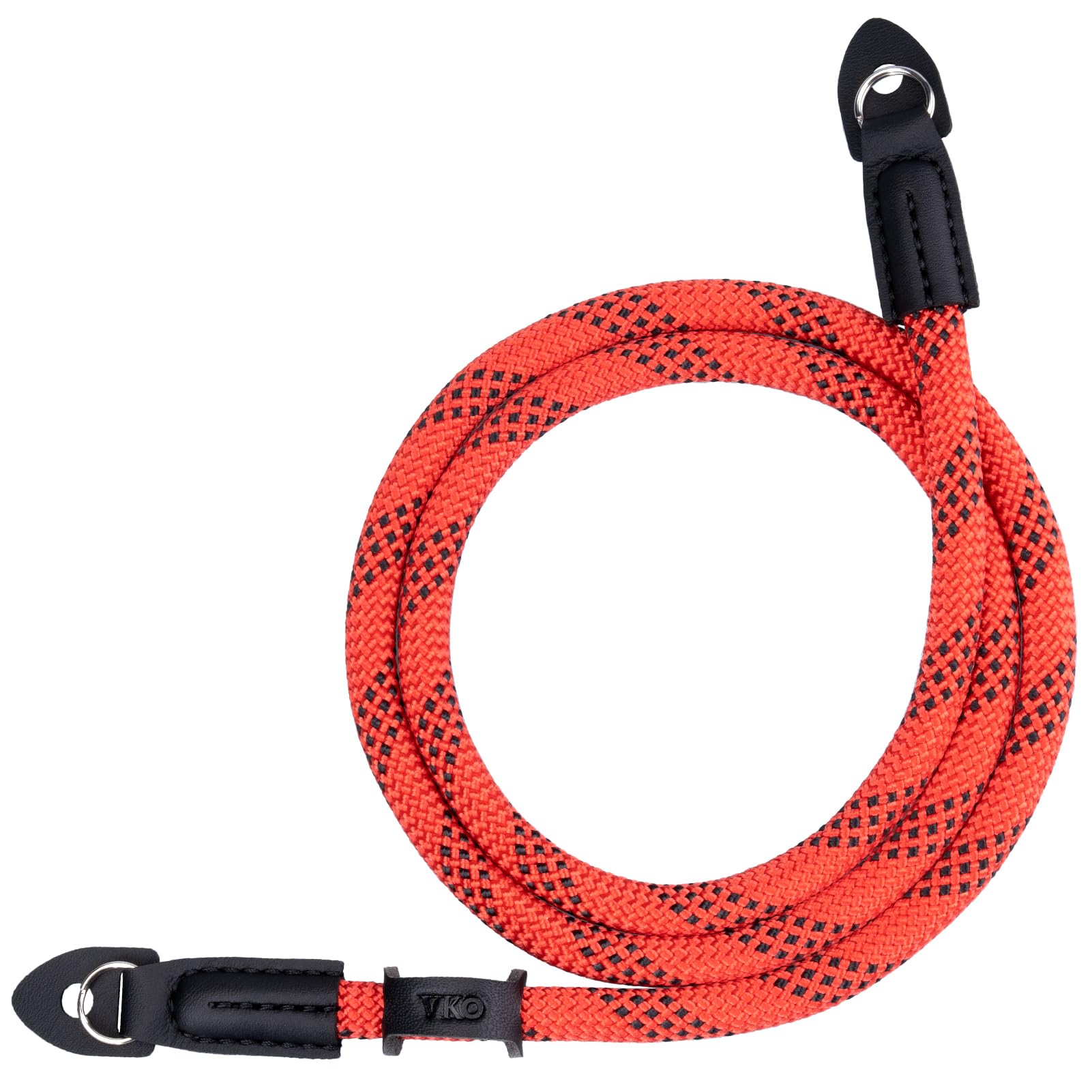 VKO Vintage Camera Neck Strap,Nylon Rope Camera Shoulder Straps for Photographers Film DSLR Red Black
