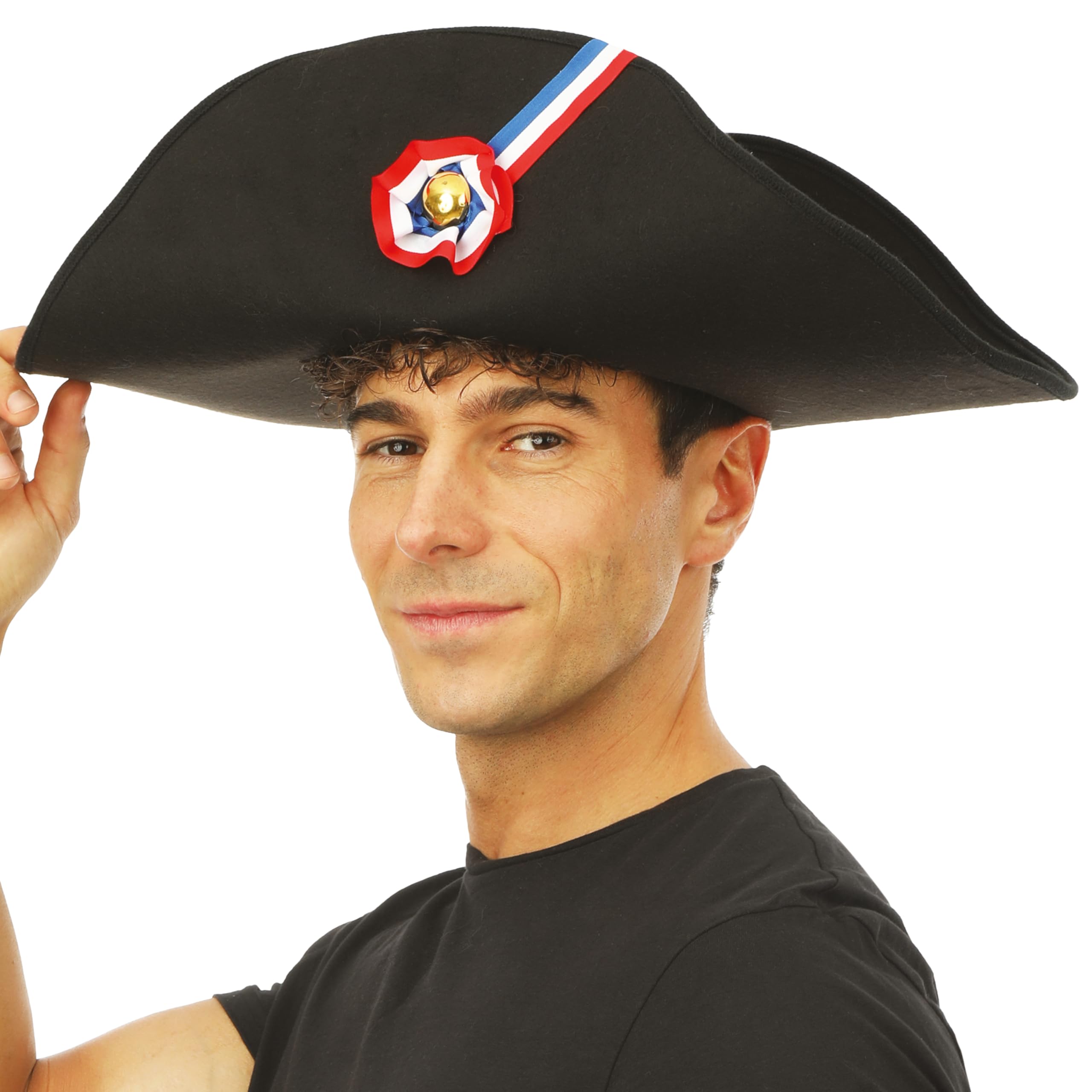 P'tit Clown 92571 czapka z wełny napoleona dla dorosłych – jeden rozmiar – czarna