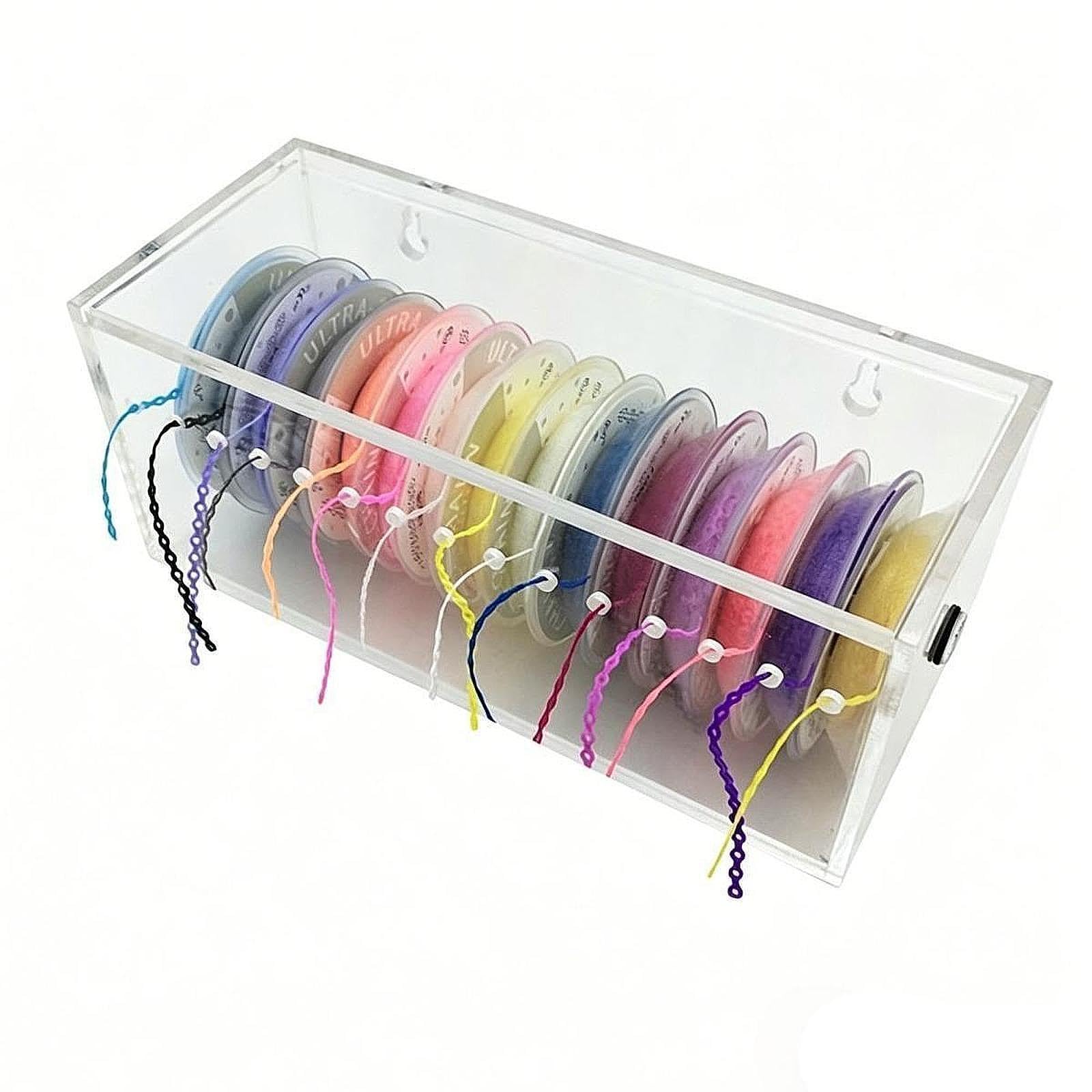 Étui de Rangement pour chaînes élastiques dentaires, boîte de Rangement perforée, qualité supérieure, Organisateur de chaînes orthodontiques