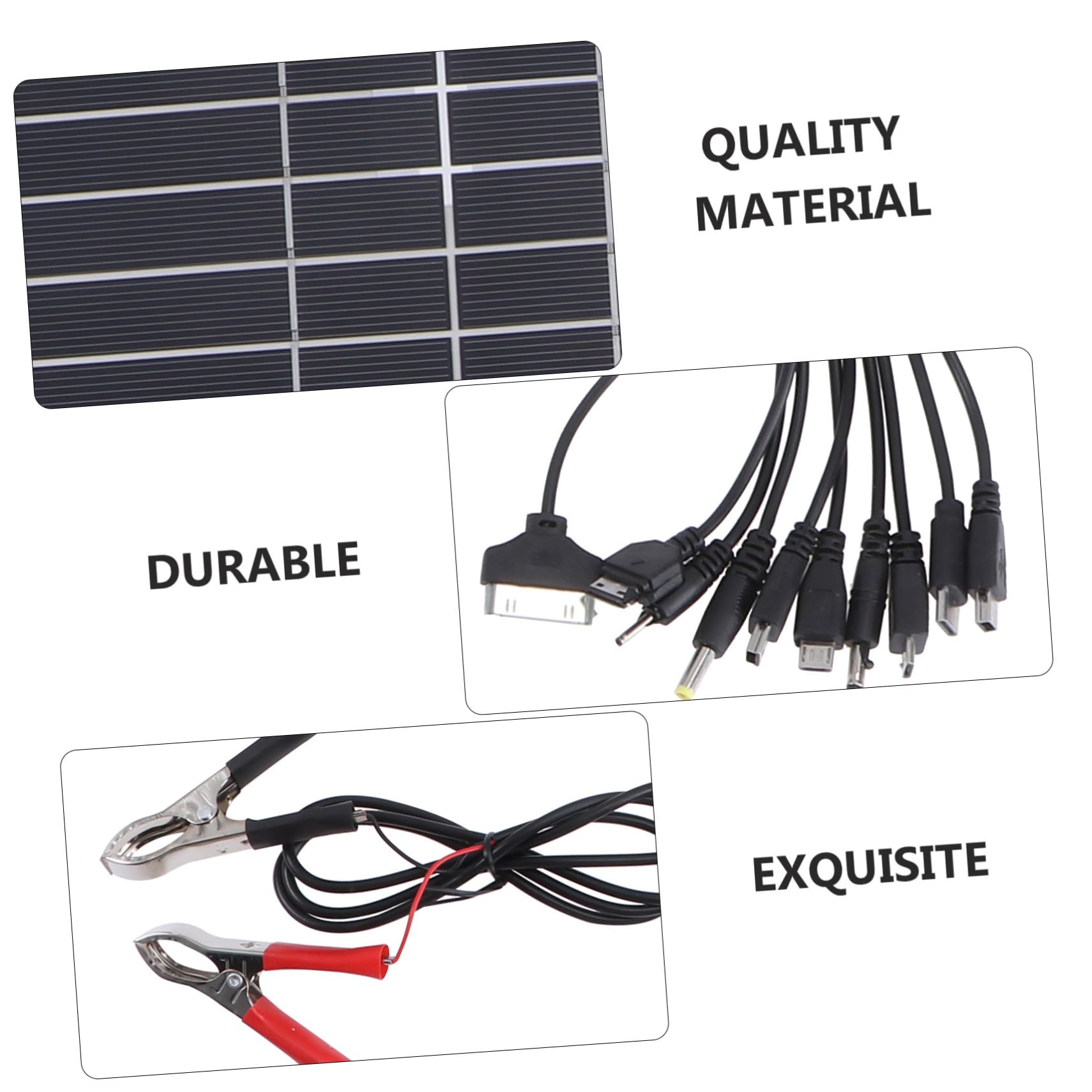 Pannello Solare Monocristallino 200w Set da 1 Nero | Efficienza di Uscita Elevata, Rapporto 98%, per Viaggio e Attività All'aperto