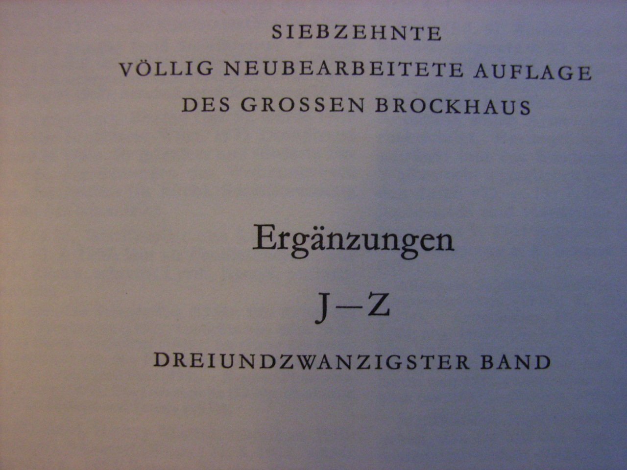 Brockhaus Enzyklopädie in 20 Bänden