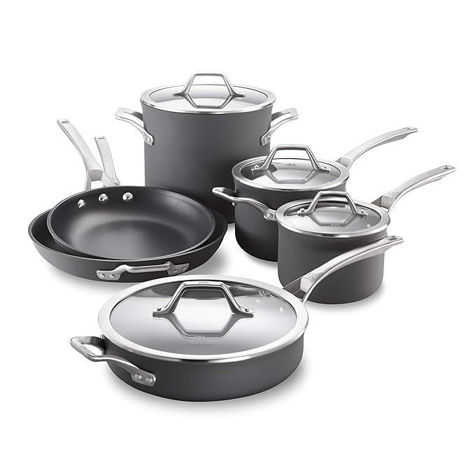 Calphalon 1948248 10-Piece Nonstick Kitchen Cookware Set