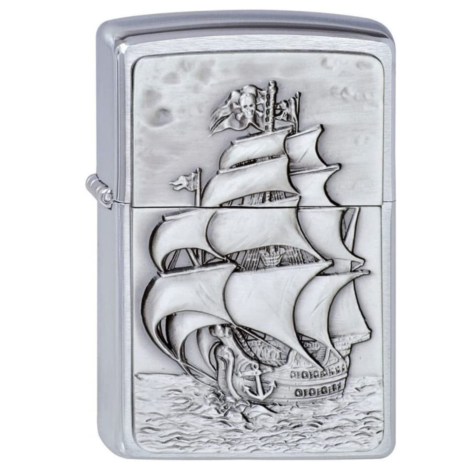 Zippo 1300154 Nr. 200 Pirate's Ship Emblem : Amazon.com.tr: Ev ve