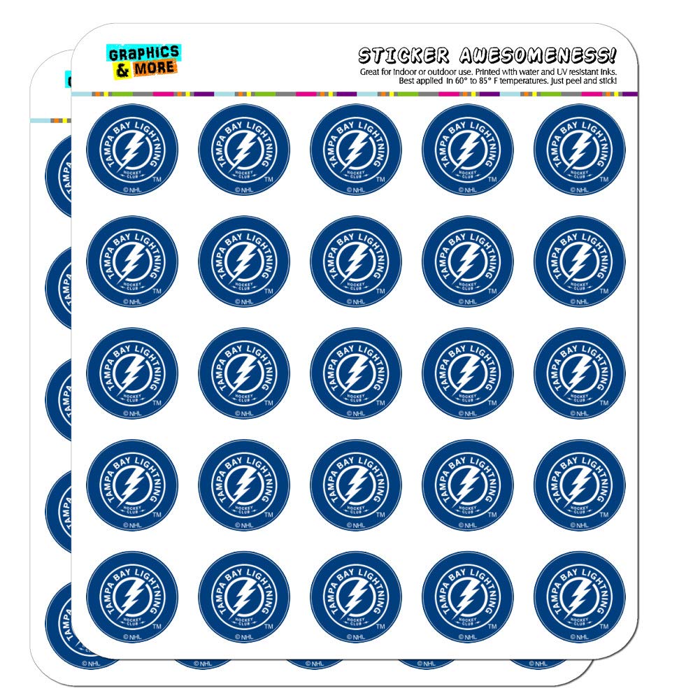 NHL Tampa Bay Lightning Logo Planner Calendar Scrapbooking Crafting Stickers