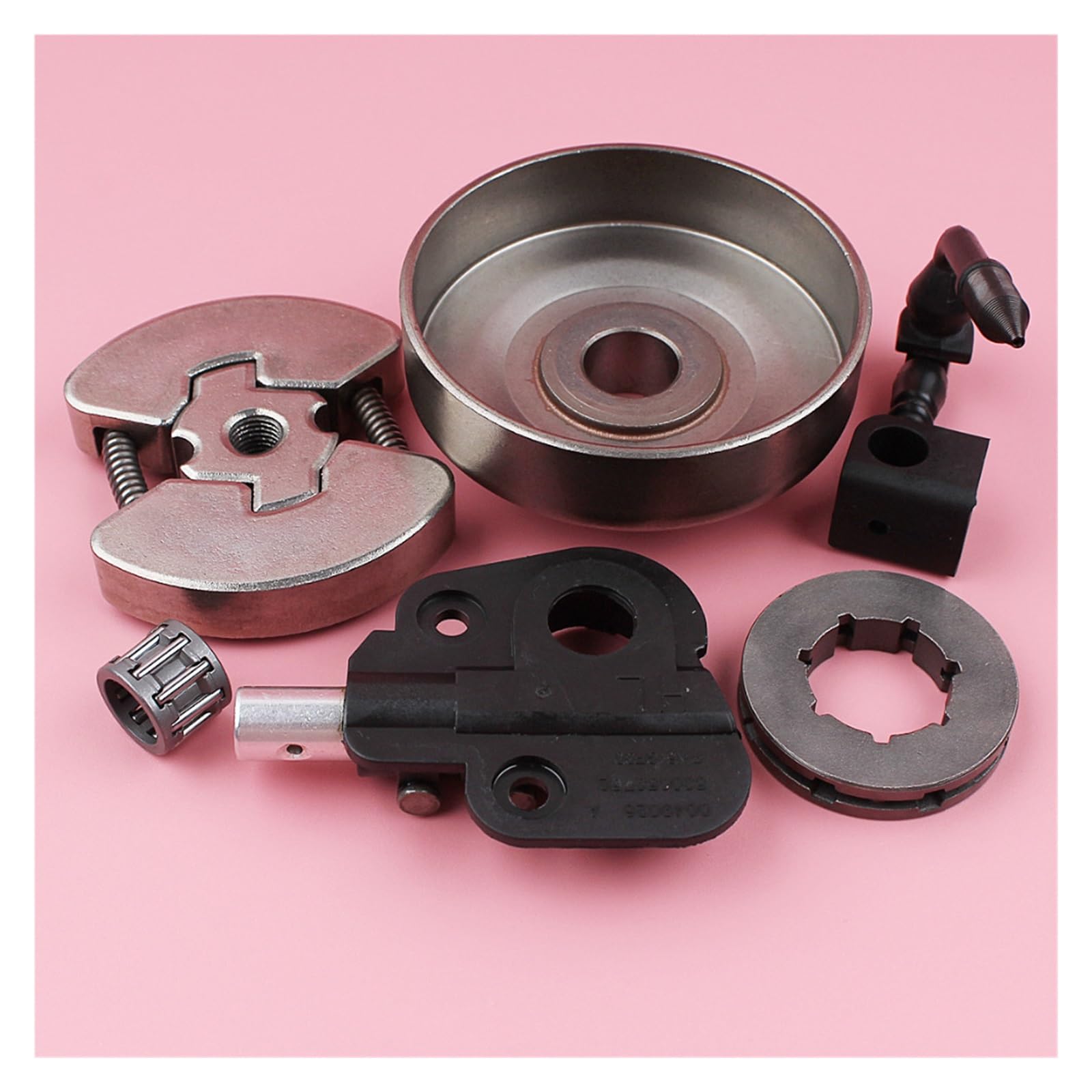 Tambor de Embrague .325 8T Rim Sprocket Bomba de Aceite Kit de cojinete de Aguja for Partner 350 351 Repuesto de Motosierra