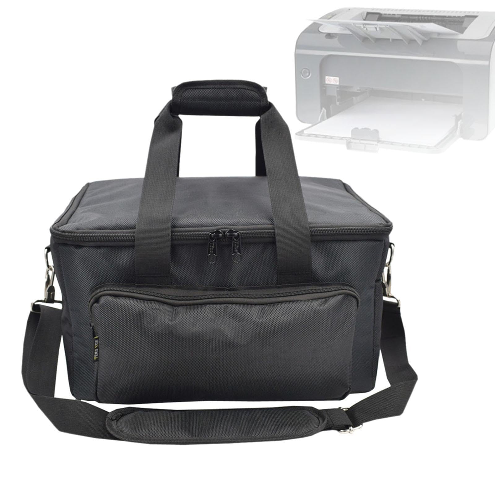predolo Borsa Trasporto Stampante Custodia Imbottita Stampante Valigetta Portatile Stampante Tracolla Oxford Tessuto Imbottitura Morbida Adatta per Viaggi AF