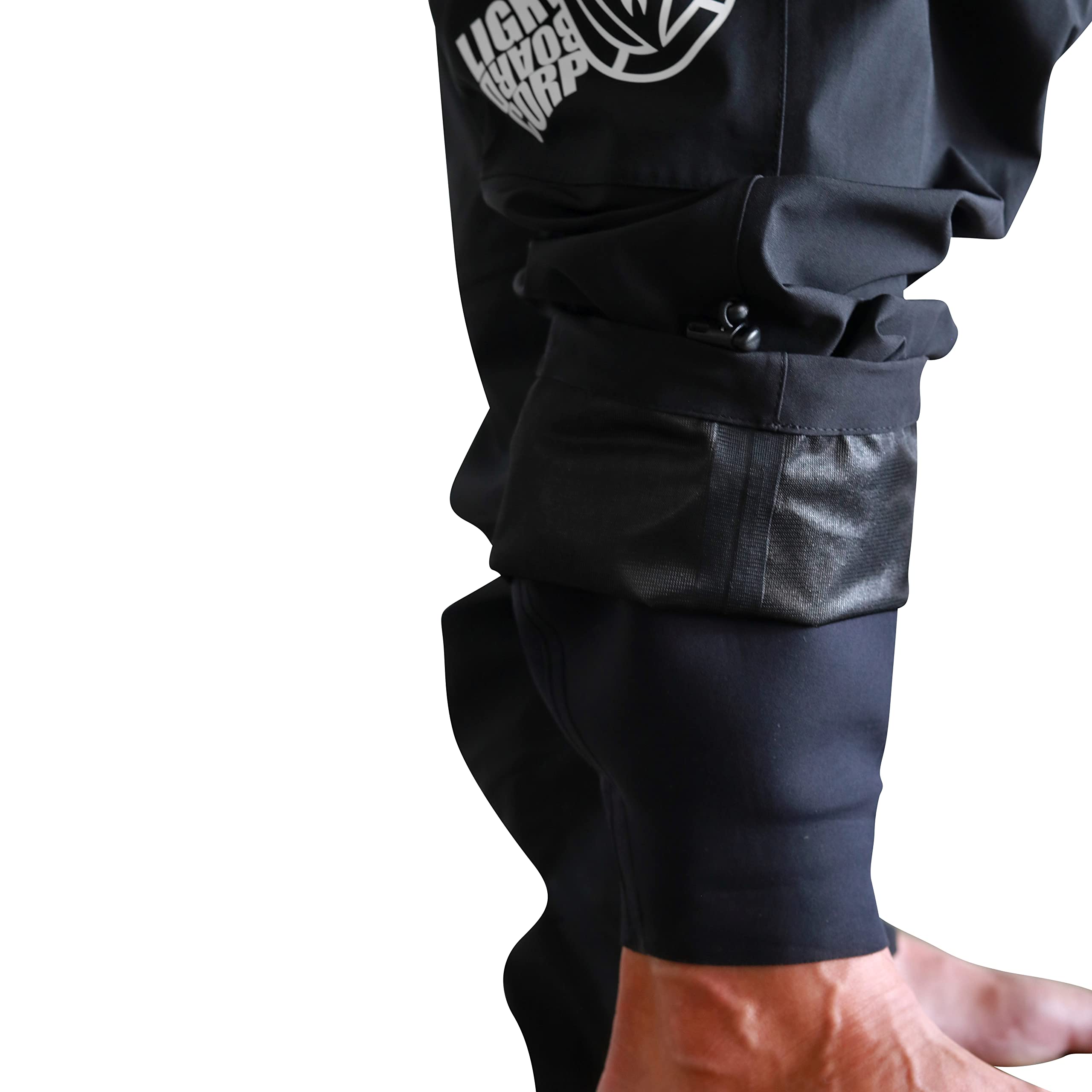 Unisex – Erwachsene Drysuit Lightboardcorp, Black/Blue, L